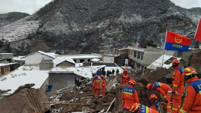 At least six dead in landslide in China