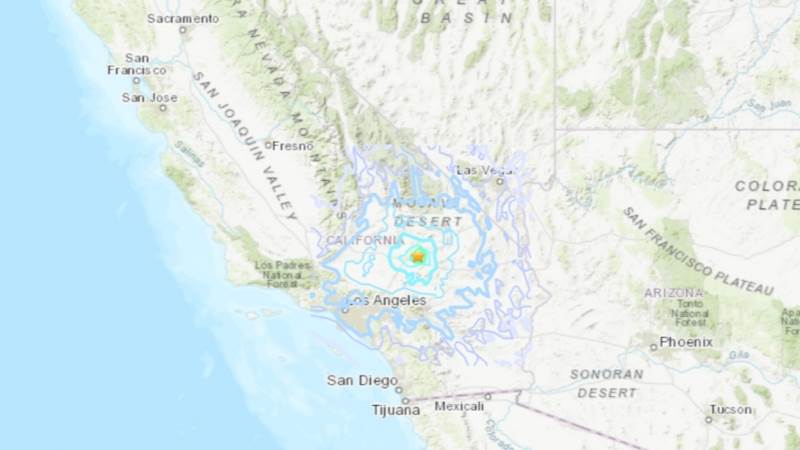 4.9-magnitude earthquake shakes Los Angeles