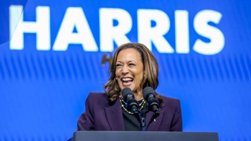 Harris says she will show Trump ‘real leadership’