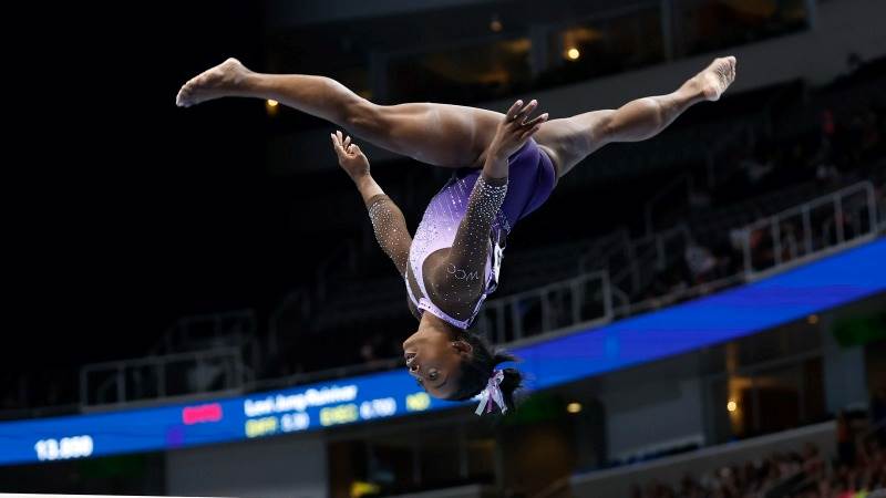 US’ Biles gets her second gold medal in all-around, individual