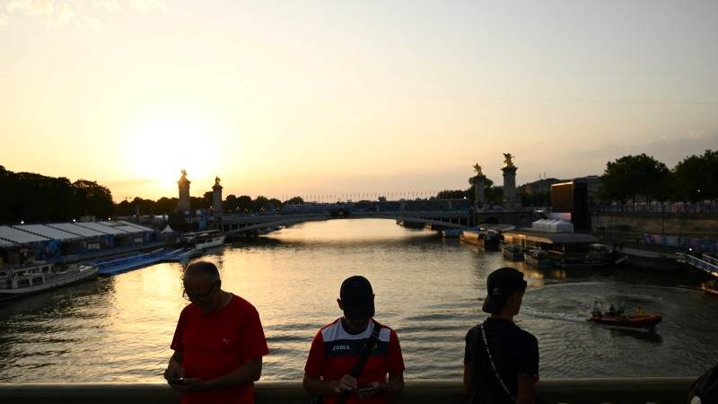 Paris Olympics open water training halted on Tuesday