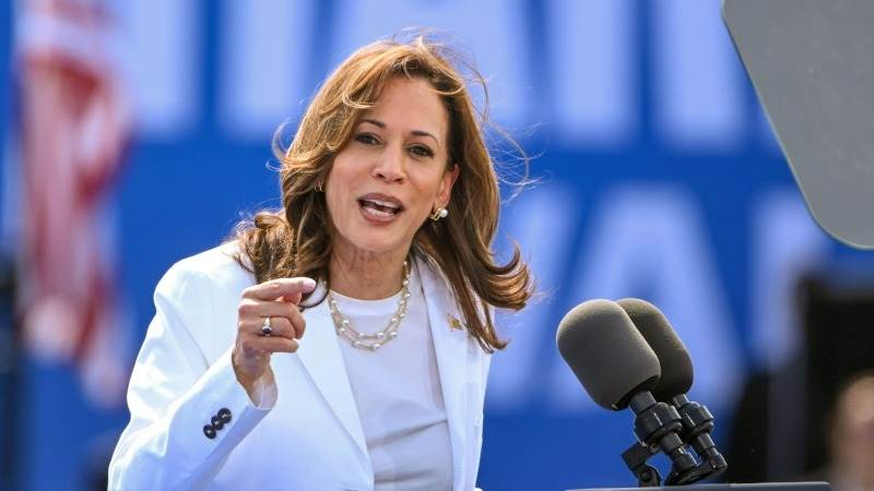 Harris ahead of Trump in three swing states, poll says