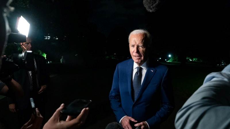 Biden promises campaign support for Harris, Walz