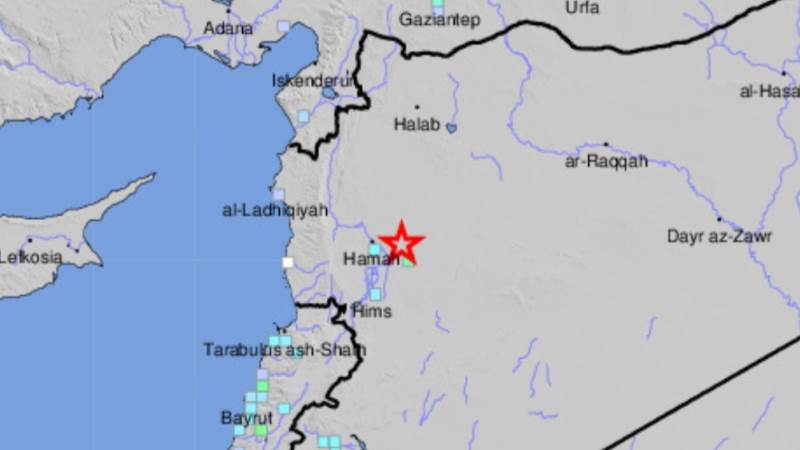 4.8-magnitude earthquake strikes Syria, Lebanon