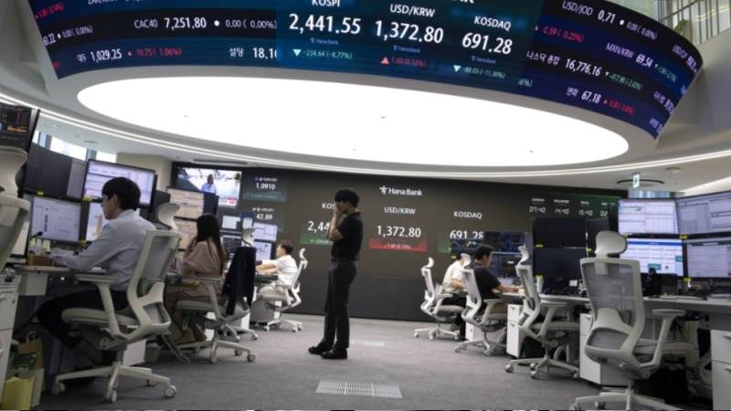 Asia lower after Japan’s trade data