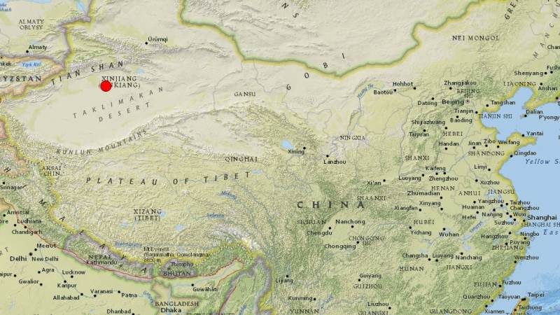 5.0-magnitude earthquake hits China’s Xinjiang