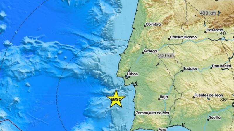 5.4-magnitude earthquake hits Portugal