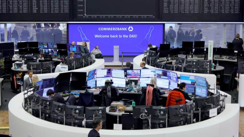 Europe closes mostly higher after German GDP data