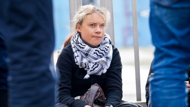 Greta Thunberg arrested at protest in Copenhagen