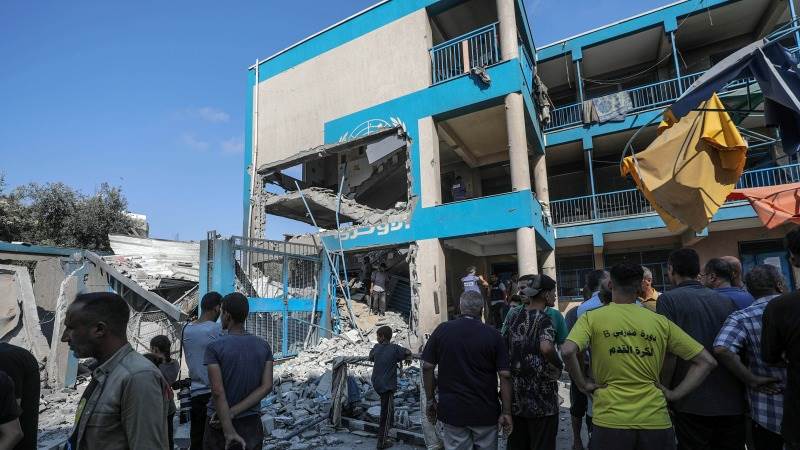 Israeli strike allegedly kills 4 in Gaza refugee camp