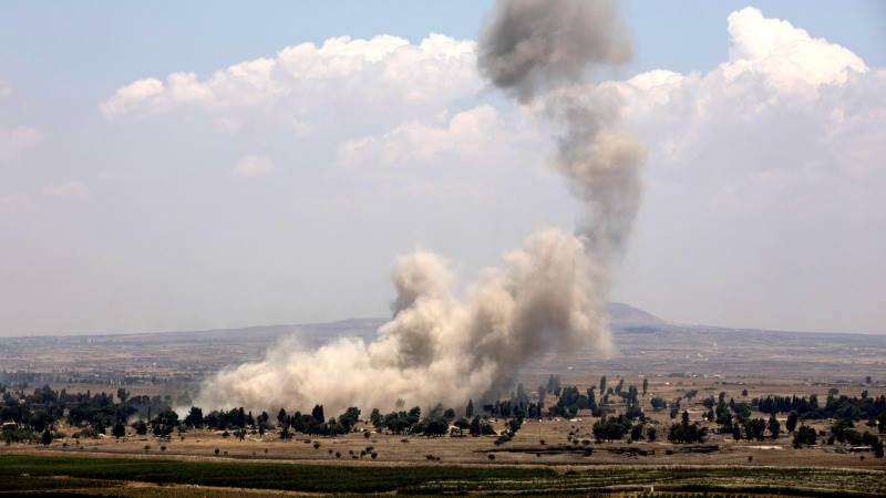 Israel strikes Syria, kills Hezbollah member