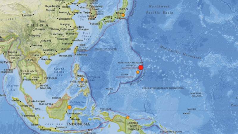 6.3-magnitude earthquake hits Mariana Islands region