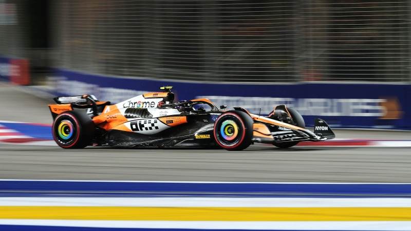 Norris wins pole position ahead of Singapore GP