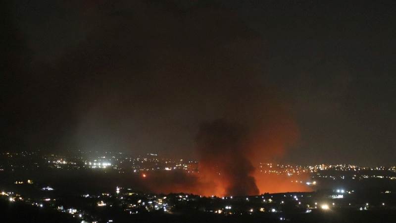 Israeli strike reported south of Beirut