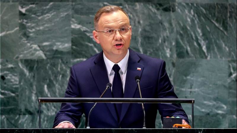 Poland’s Duda calls for ‘peace through law’