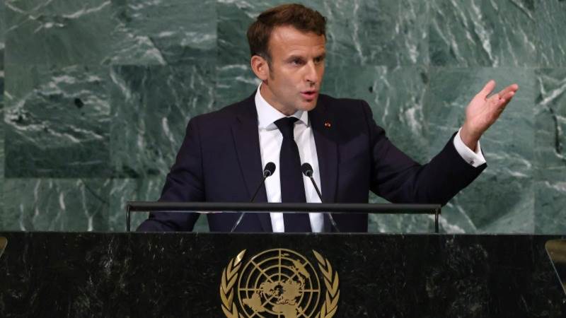 Macron: Number of civilian victims in Gaza can’t be justified