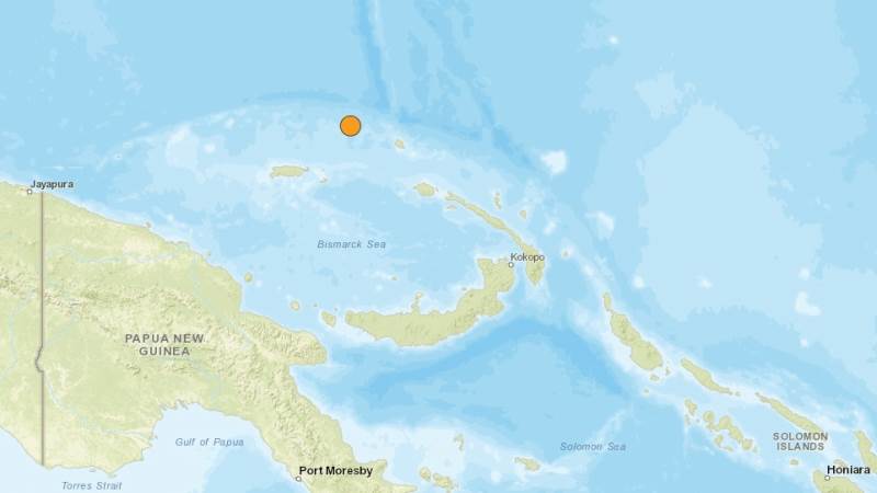 5.4-magnitude quake hits near Papua New Guinea