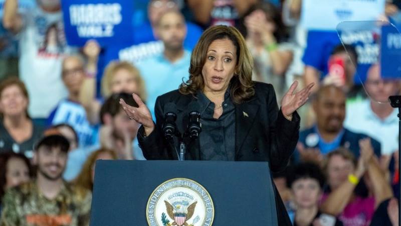 Harris: Trump cares most about scaring people