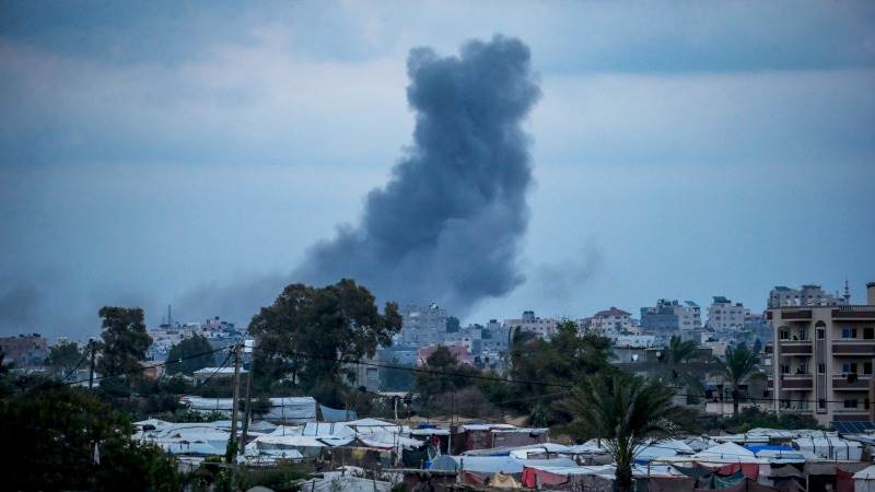 Deaths reported as Israeli strike hits hospital courtyard in Gaza