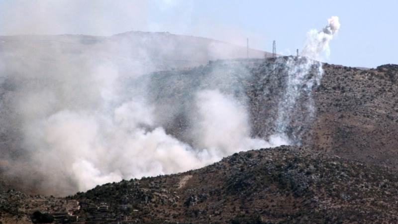 Hezbollah fires rockets at Israeli army base