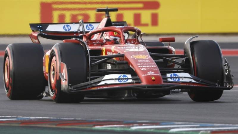 Leclerc wins US grand prix ahead of Sainz and Verstappen