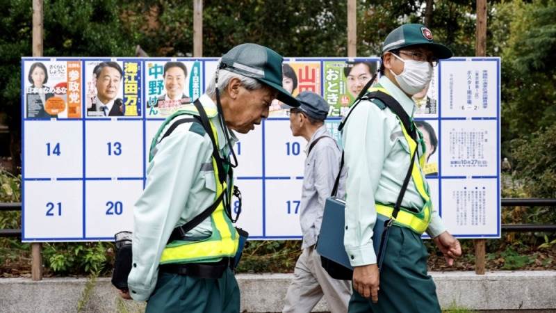 Projections show Japan’s ruling coalition losing majority