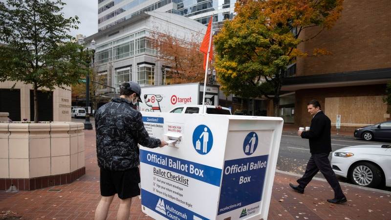 FBI, police probe ballot box fires in Oregon and Washington