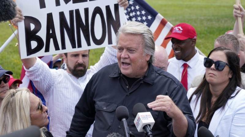 Steve Bannon released from prison ahead of Election Day