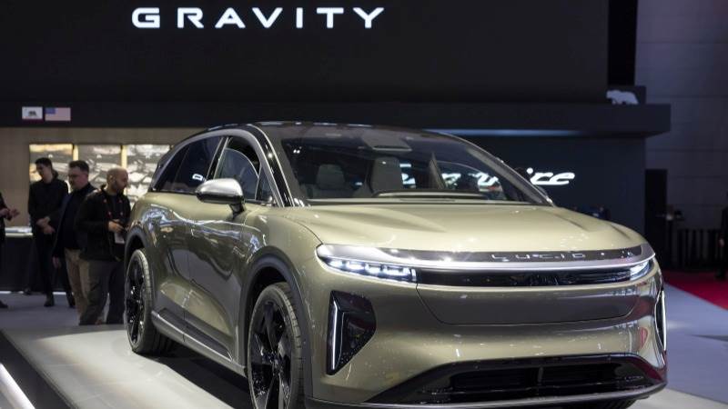 Lucid opens orders for EV Gravity SUV on Nov. 7