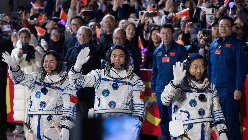 China launches new crew to Tiangong space station