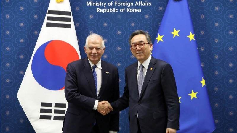 EU, S. Korea slam Russia, N. Korea’s ‘unlawful’ military ties