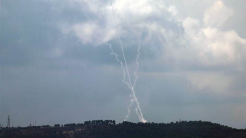 Israel reports 120 rockets from Lebanon by Hezbollah