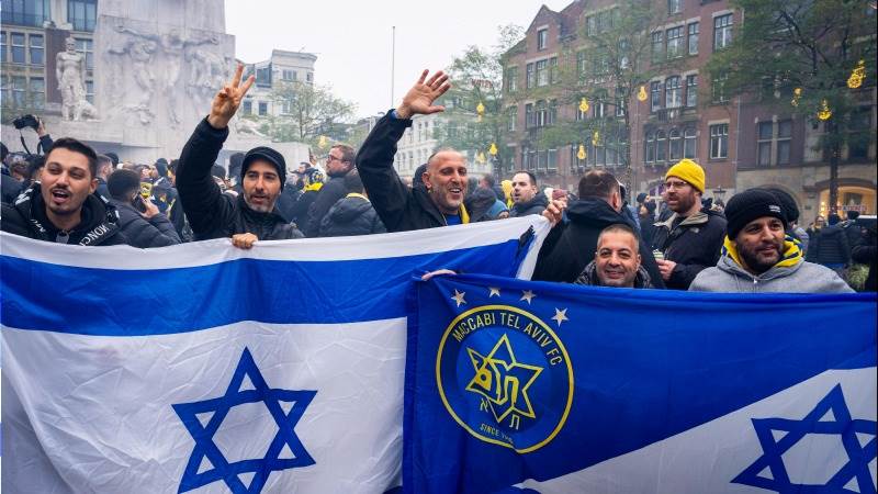 Israel says 10 soccer fans injured in Amsterdam violence