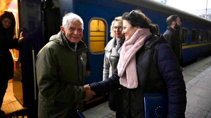 Borrell arrives in Kiev on fifth visit