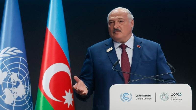 Lukashenko slams Macron at COP29: Responsible are absent