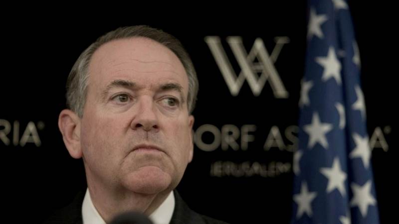 Trump taps Mike Huckabee as new US envoy to Israel