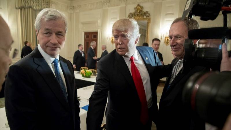 Trump says JPMorgan’s Dimon won’t join administration