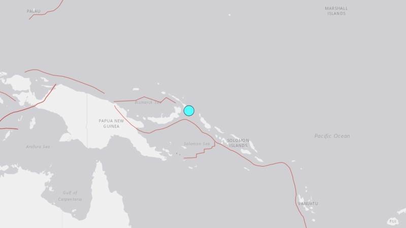 6.6-magnitude earthquake hits Papua New Guinea