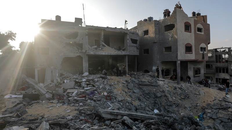 Gaza hospital head says large number under rubble after nearby shelling