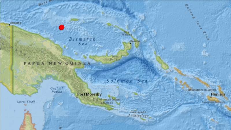 5.2-magnitude quake hits near Papua New Guinea