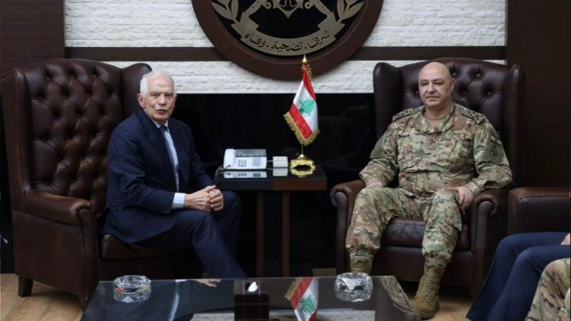 Borrell reaffirms EU support for Lebanese army