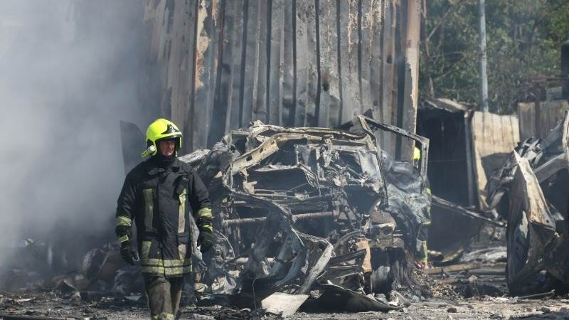 Drone debris causes fire at industrial enterprise near Russia’s Kaluga