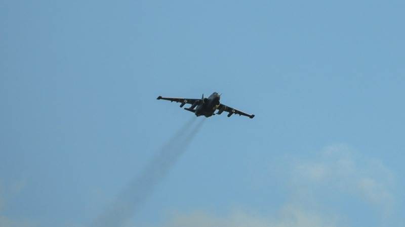 Russian Su-25’s destroy Ukrainian army stronghold in Kursk border area