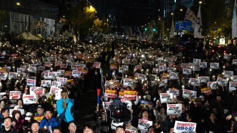 S. Korea’s largest labor union calls ‘indefinite’ strike until Yoon resigns