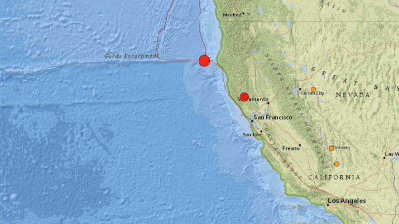 7.0-magnitude earthquake strikes off California coast