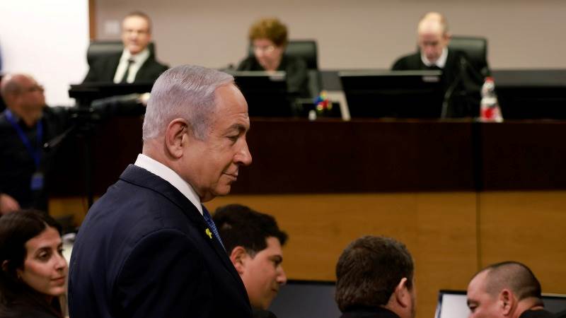 Netanyahu gives testimony at court in his corruption trial