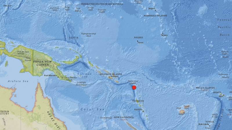 5.4-magnitude earthquake hits near Solomon Islands