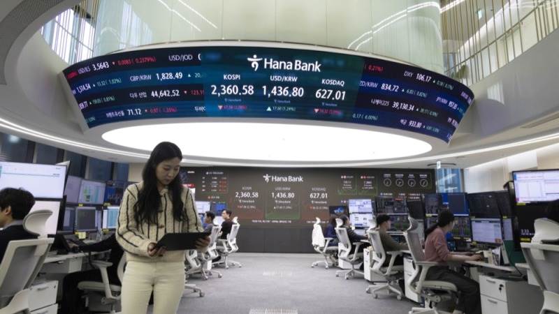 Asia mostly lower after Japan industrial data