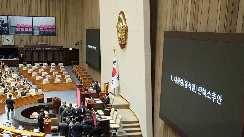 S. Korea’s Yoon impeached as lawmakers approve motion