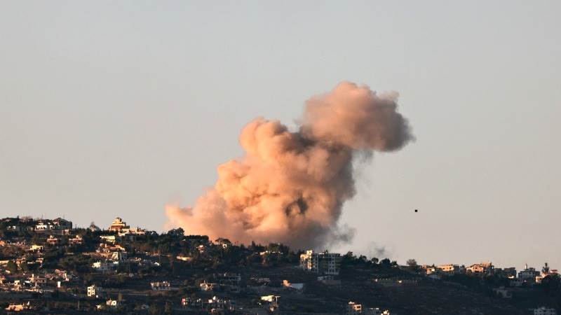 Israel strikes rocket launchers in Lebanon